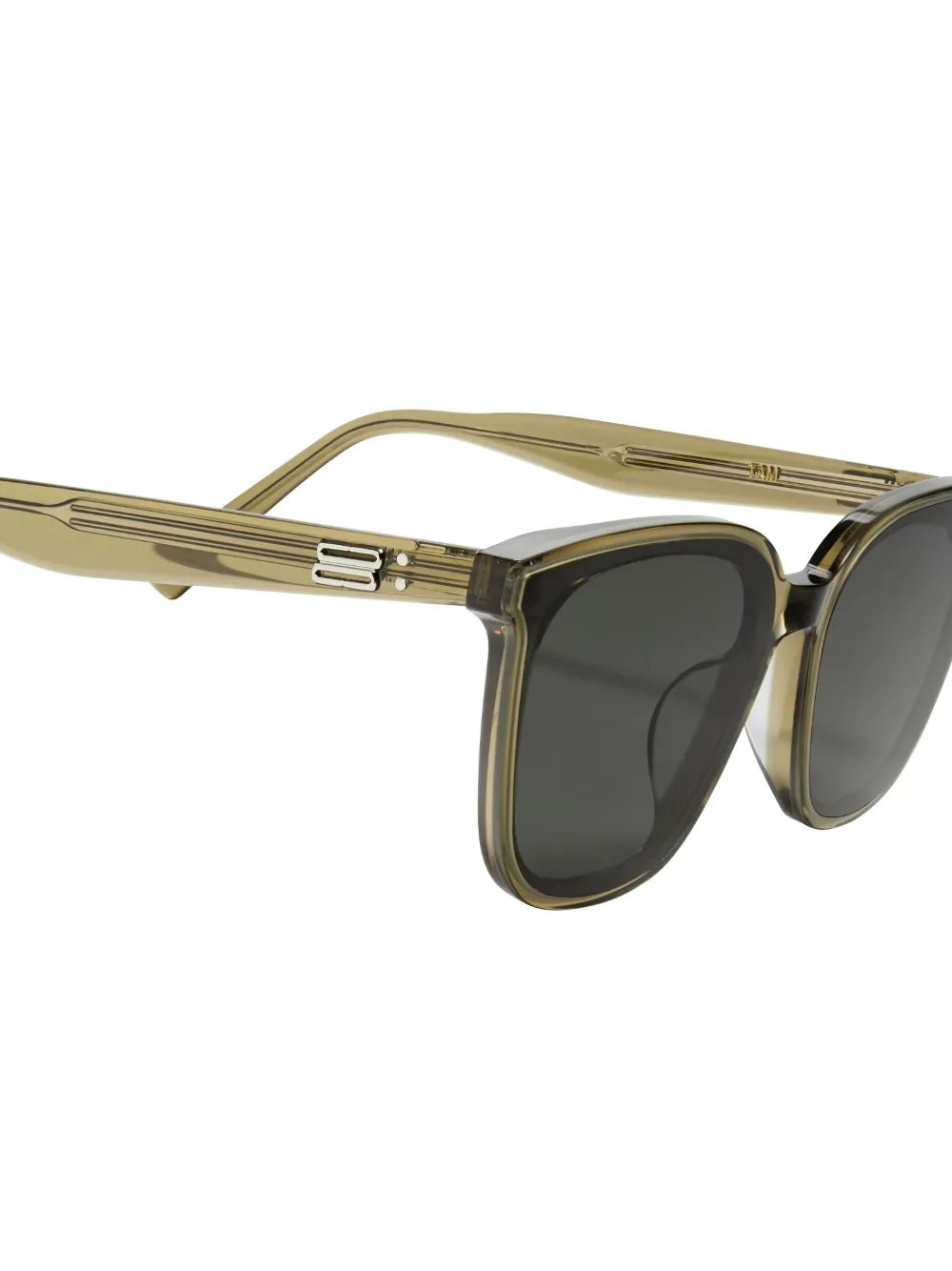 Gentle Monster transparent-rectangle-frame sunglasses